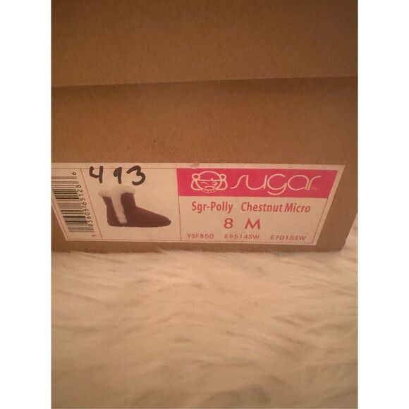 Sugar Womens size 8 Faux Suede Winter & Snow Boots - Picture 7 of 7